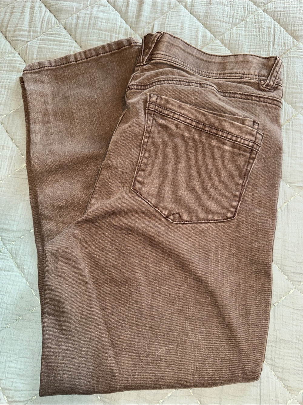 Democracy Straight Leg Jeans in Brown